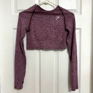 Gymshark Women's Vital Seamless Crop Long Sleeve Top